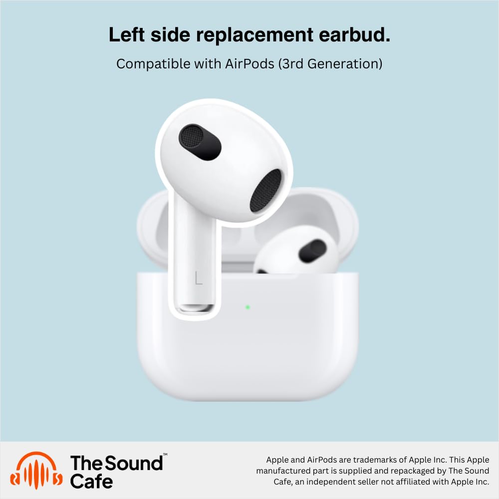 星*空様 AirPods3 A2564 箱無し300円スタート The Sound Cafe Left Earbud Replacement (Model A2564) Compatible